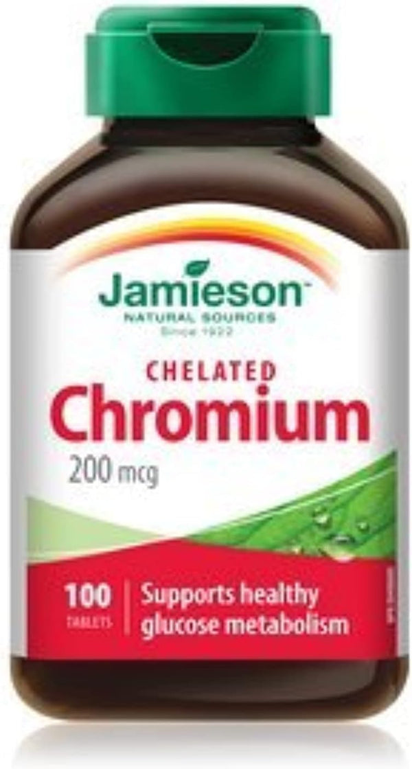 JAMIESON CHROMIUM CHELATE 200 MCG