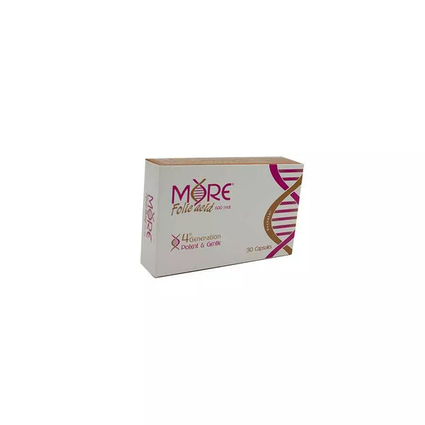 More Folic Acid 600 Mg, 30 Capsule