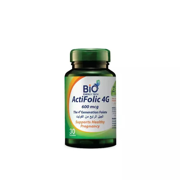 Bio Energy Tech Actifolic 4G 600 Mcg 30Cap