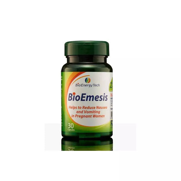 كبسولات BioEmesis من جذر الزنجبيل وفيتامين B6-30 من BioEmesis