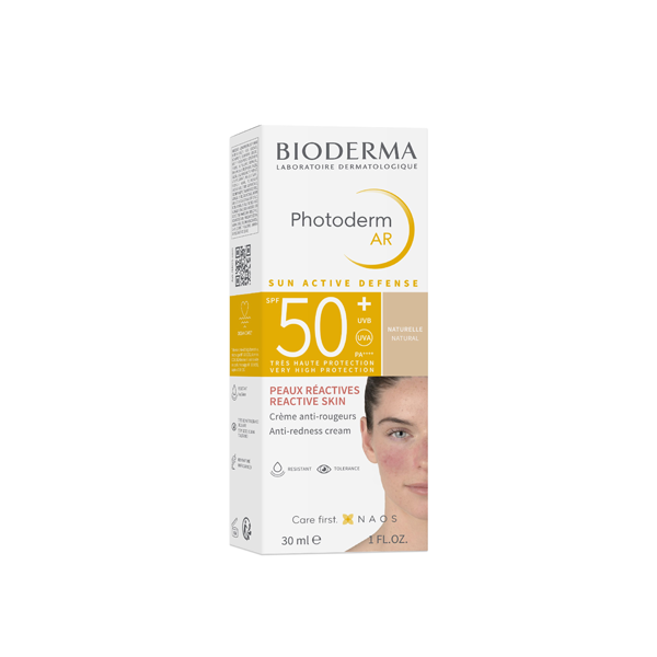 Bioderma Photoderm Ar Spf 50+ Tinted Cream 30ml + Free Sensibio Gel Moussant 100 Ml