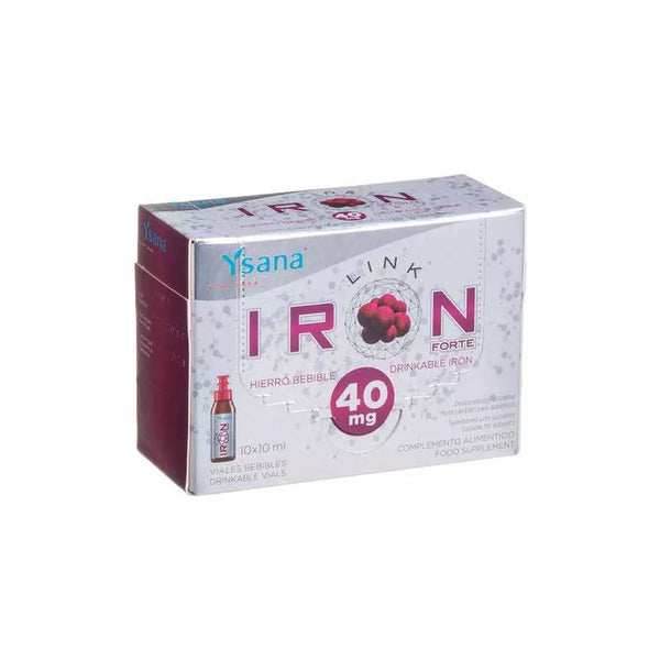 Iron Link Forte, Adult Drinkable Iron 40MG, 10 Ampules