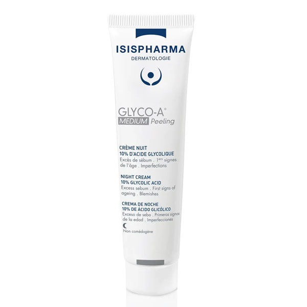 Isispharma Glyco-a 10% Medium Peeling Night Cream 30ml