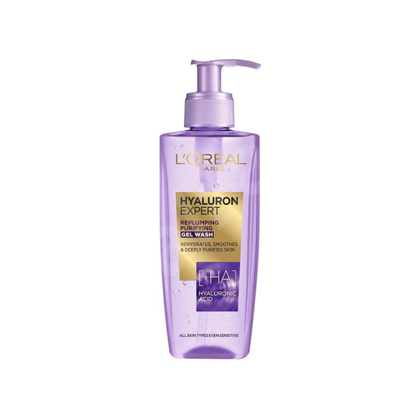 Loreal Hyaluron Expert Replumping Gel Wash 200 Ml